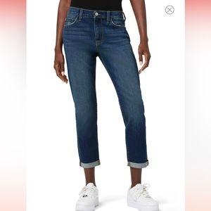 HUDSON Natalie Mid Rise Slim Boyfriend Crop Jeans in Size 29 NWT